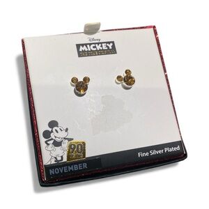 Disney Mickey Mouse November Birthstone Earrings